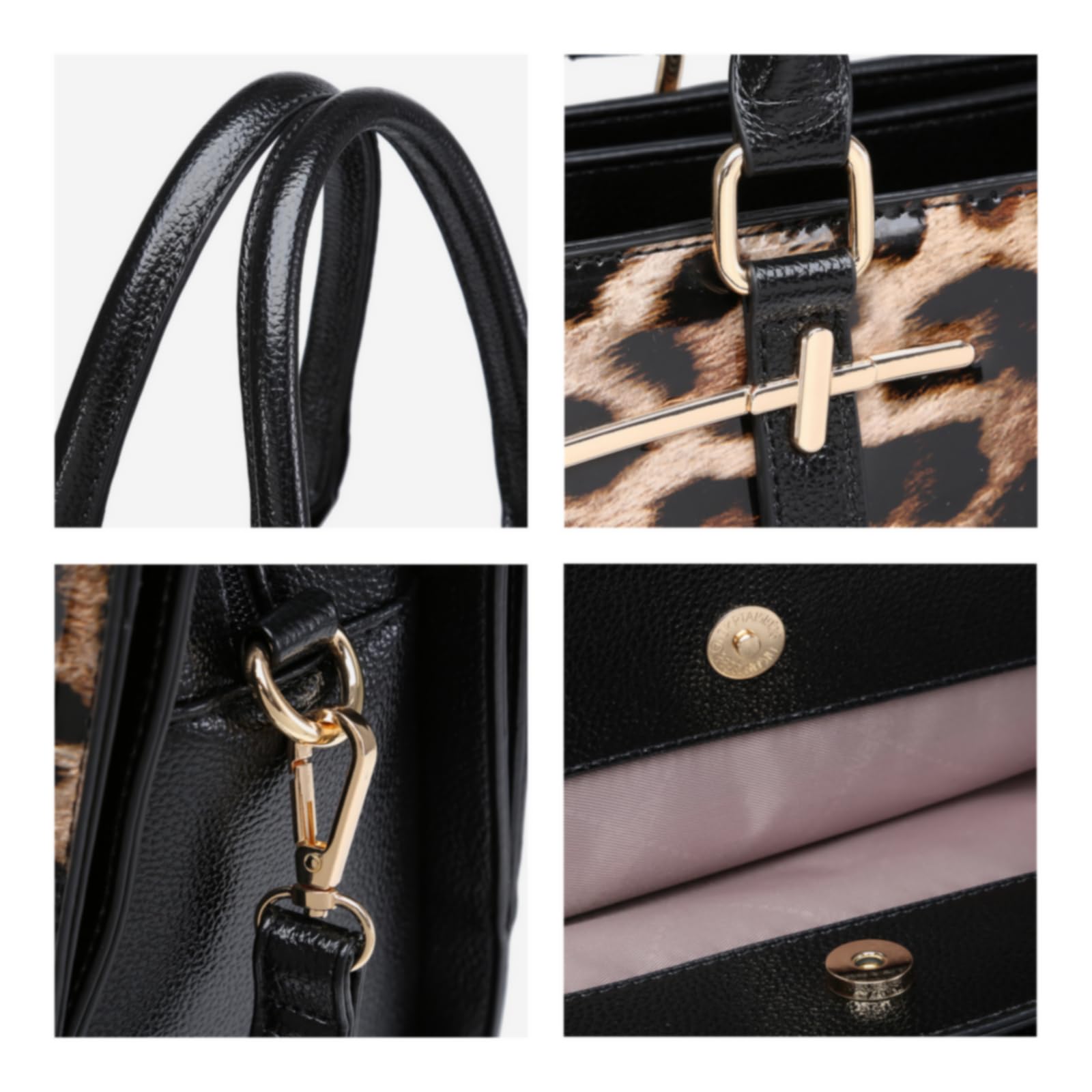 Foto 5 pulgar | Bolso De Mano Dasein Fashion De Piel Sintética Para Mujer, Juego De 2 Piezas Con Cartera - Venta Internacional.
