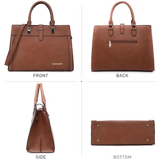 Foto 3 | Bolso Dasein Con Solapa Y Cinturón De Hombro, Color Marrón - Venta Internacional.