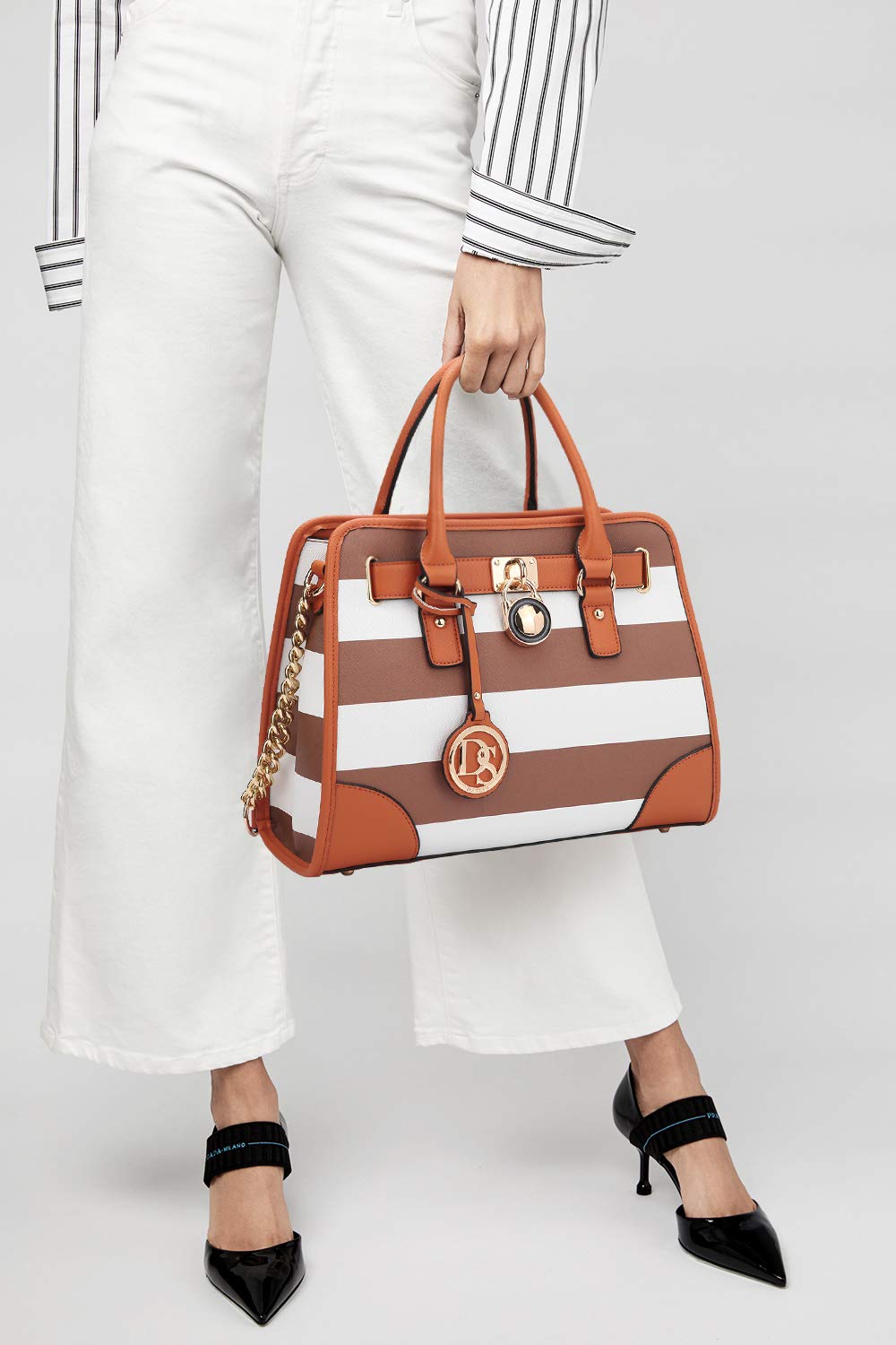Foto 3 pulgar | Bolso Dasein De Piel Vegana Con Asa En La Parte Superior Para Mujer - Venta Internacional.
