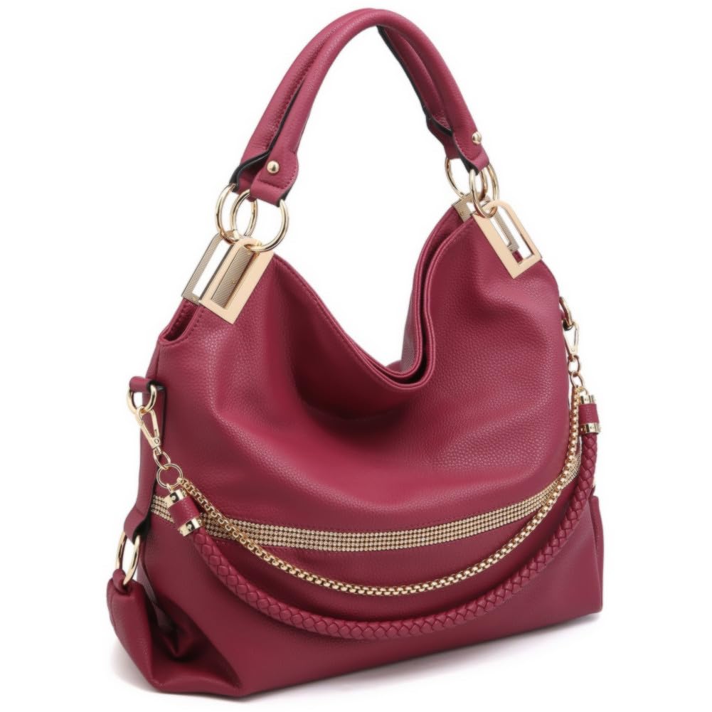 Bolso Dasein Monederos Para Mujer, Piel Vegana, Color Rojo Vino - Venta Internacional.