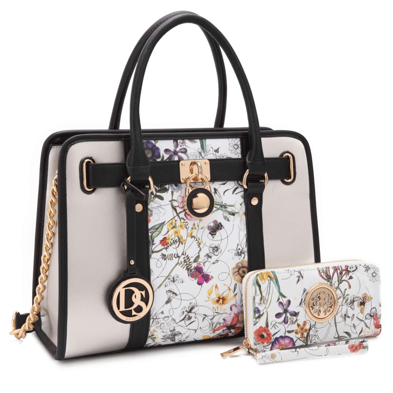 Bolso De Mano Dasein De Piel Vegana Bicolor Para Mujer - Venta Internacional.