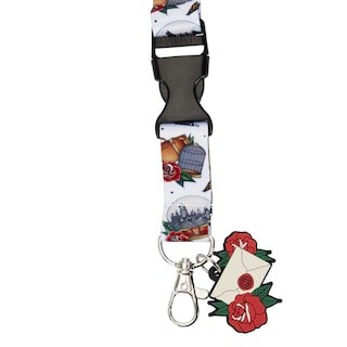 Foto 2 | Arte De Tatuaje Lanyard Loungefly De Harry Potter Con Carta A Hogwarts - Venta Internacional.