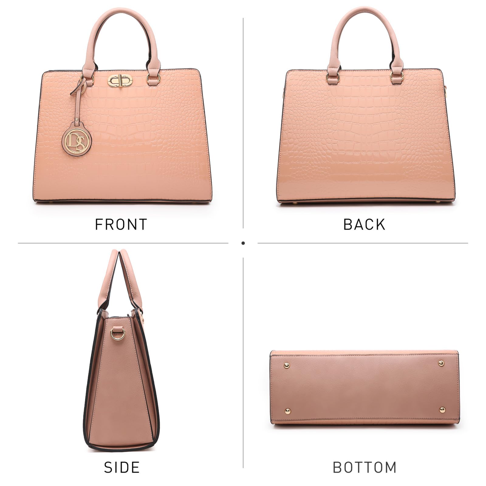 Foto 4 pulgar | Bolso De Trabajo Dasein Para Mujer Con Conjunto De Bolso De Mano - Venta Internacional.