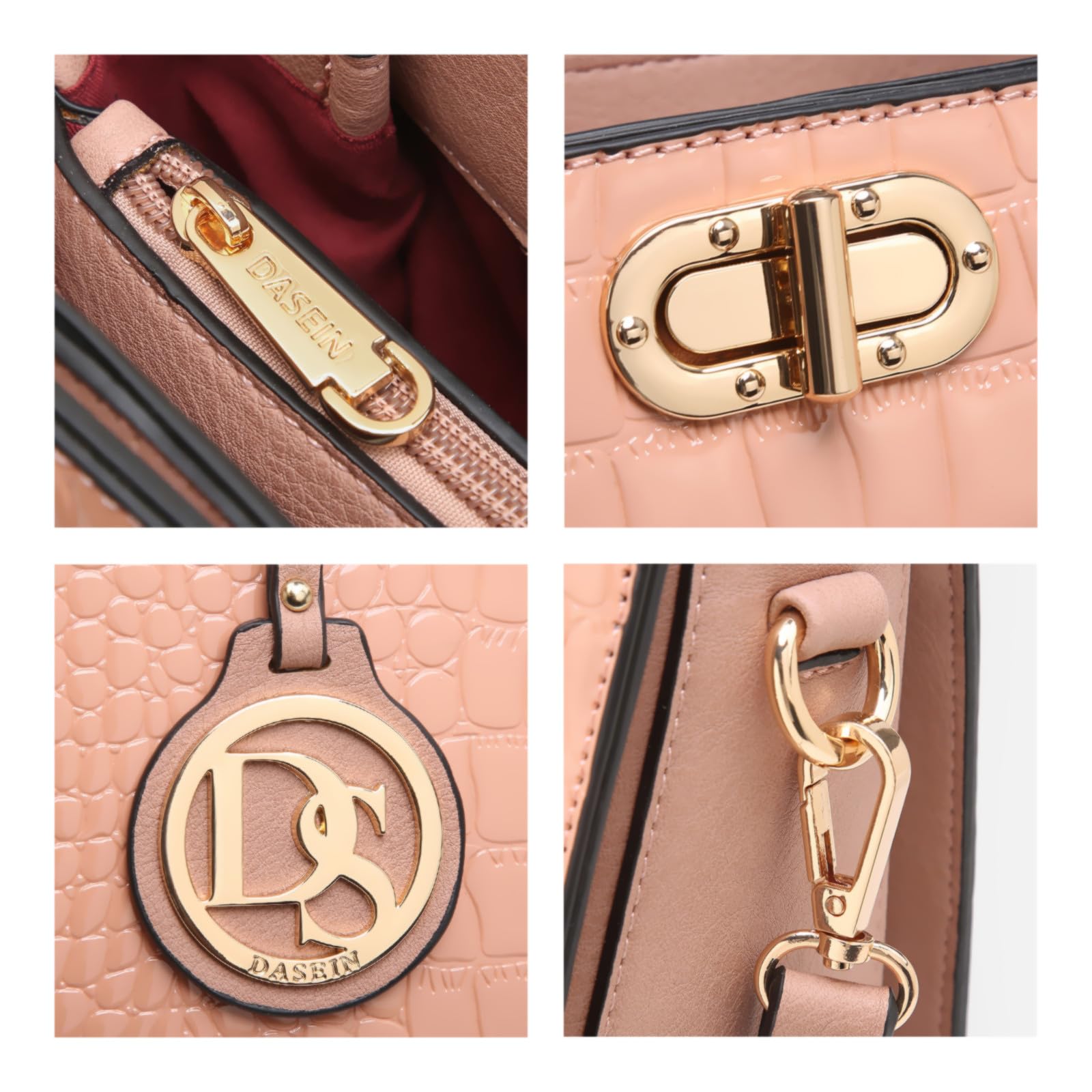 Foto 7 pulgar | Bolso De Trabajo Dasein Para Mujer Con Conjunto De Bolso De Mano - Venta Internacional.