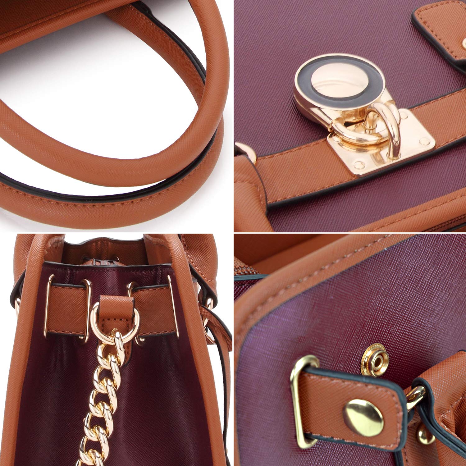Foto 5 pulgar | Bolso De Mano Dasein De Diseñador Para Mujer Con Cartera A Juego - Venta Internacional.