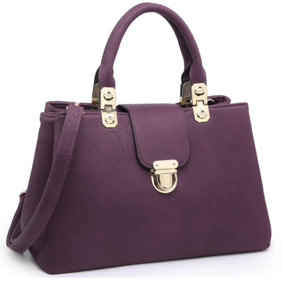 Bolso Dasein De Piel Vegana Con Asa En La Parte Superior - Venta Internacional.