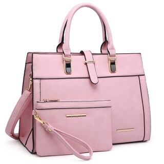 Foto 1 | Bolso De Mano Dasein Con Cinturón Y Solapa, Bolso De Hombro, Rosa - Venta Internacional.