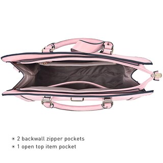 Foto 5 | Bolso De Mano Dasein Con Cinturón Y Solapa, Bolso De Hombro, Rosa - Venta Internacional.