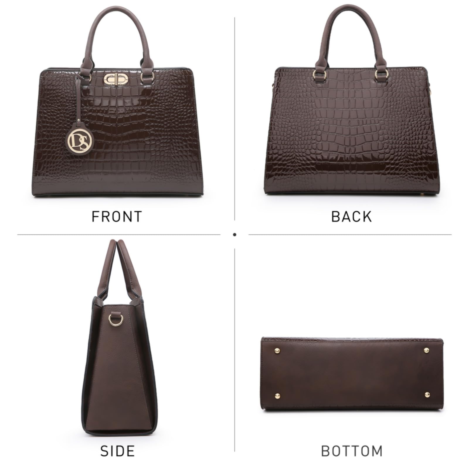 Foto 4 pulgar | Bolso De Trabajo Dasein Para Mujer Con Conjunto De Bolso De Mano - Venta Internacional.