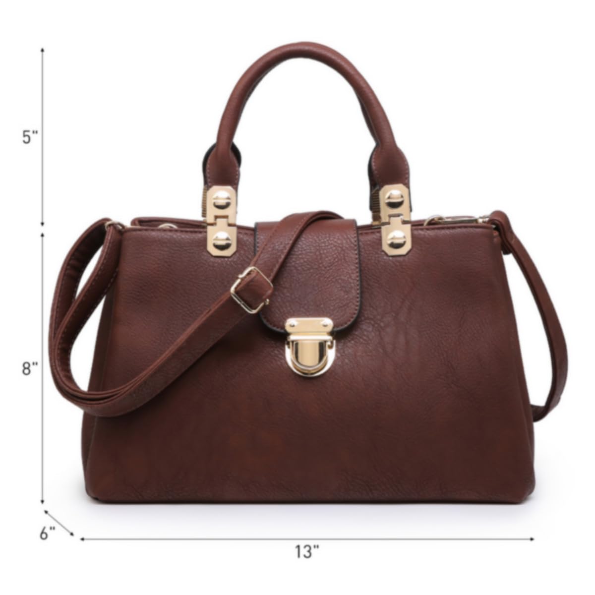 Foto 4 pulgar | Bolso Dasein De Piel Vegana Con Asa En La Parte Superior - Venta Internacional.