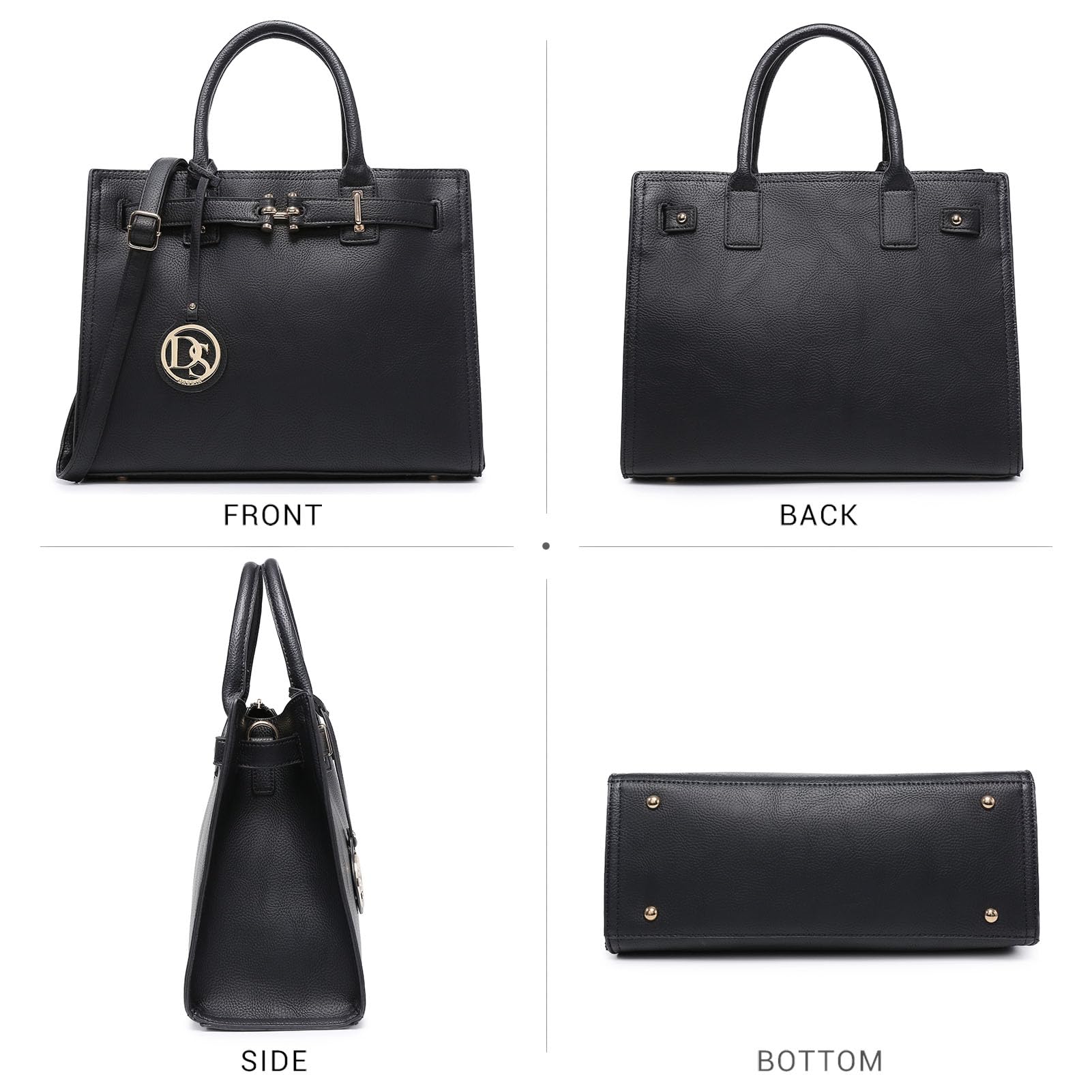 Foto 4 pulgar | Bolso De Trabajo Dasein Para Mujer, Con Cinturón Y Asa En La Parte Superior - Venta Internacional.
