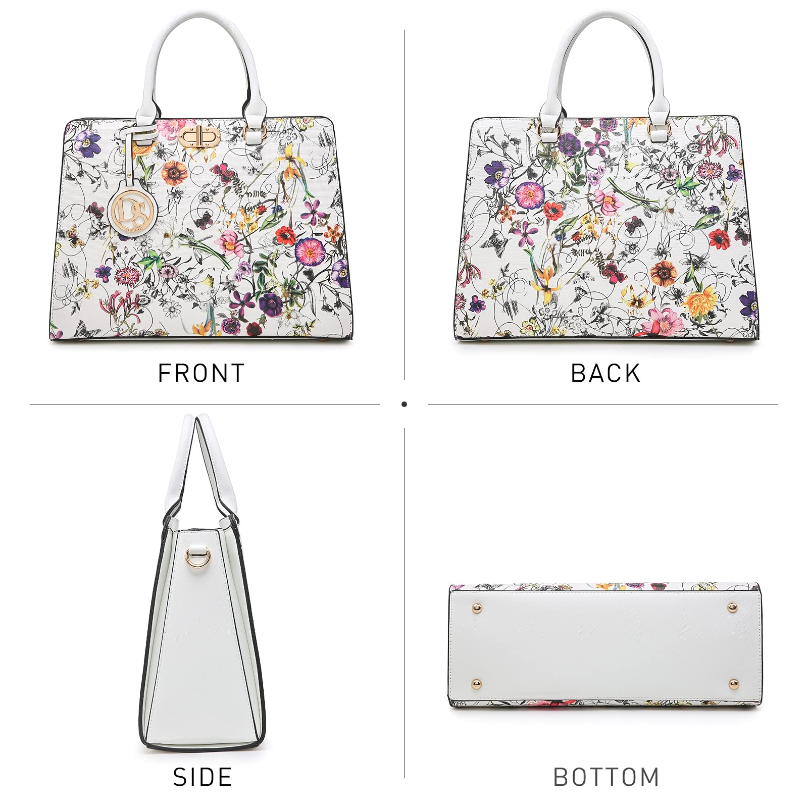 Foto 4 pulgar | Bolso De Trabajo Dasein Para Mujer Con Conjunto De Bolso De Mano - Venta Internacional.