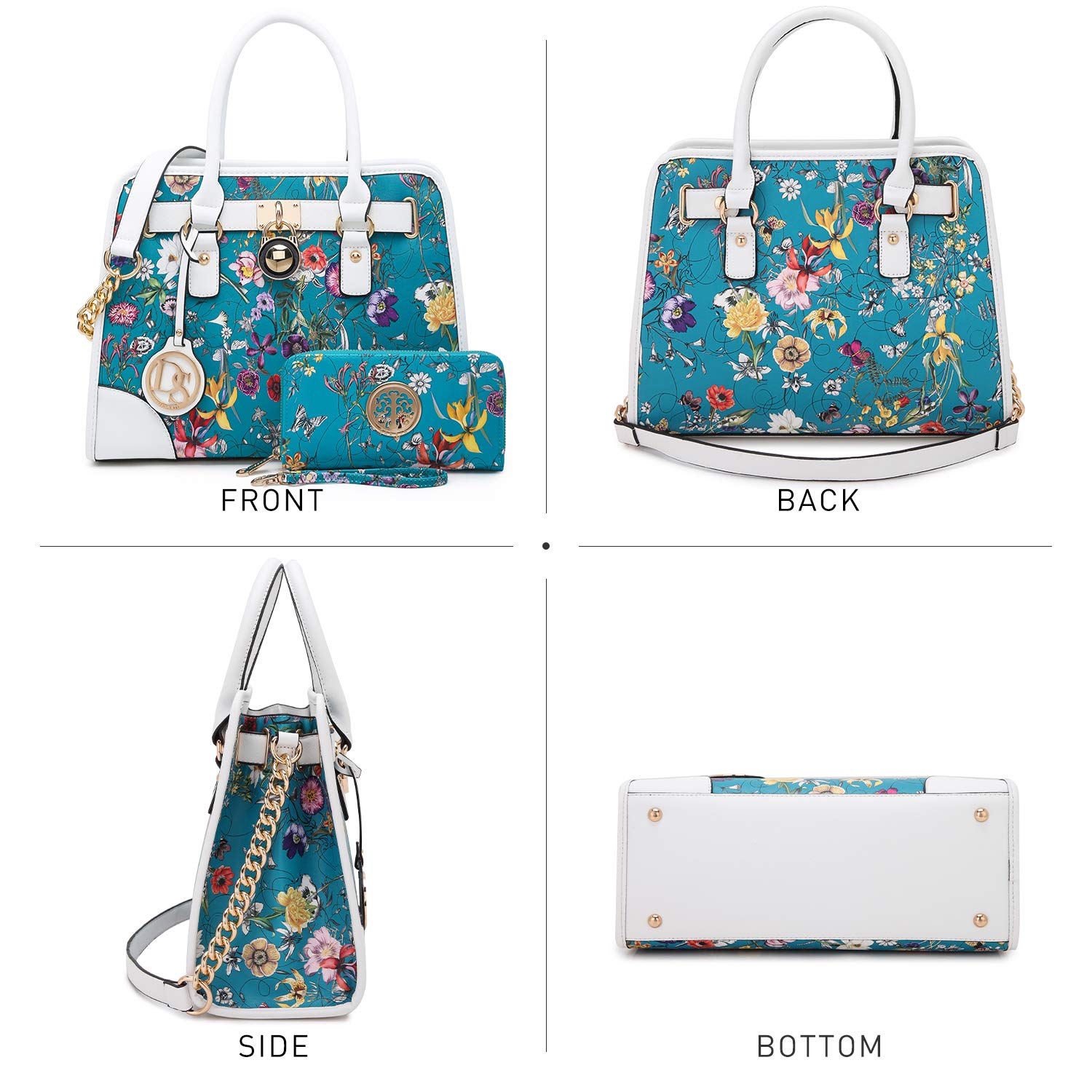 Foto 4 pulgar | Bolso De Mano Dasein De Diseñador Para Mujer Con Cartera A Juego - Venta Internacional.