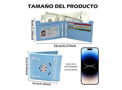Foto 3 | Exclusivo Tarjetero Xtellar Cartera Billetera South Park Toallin, Elegante Y Versátil