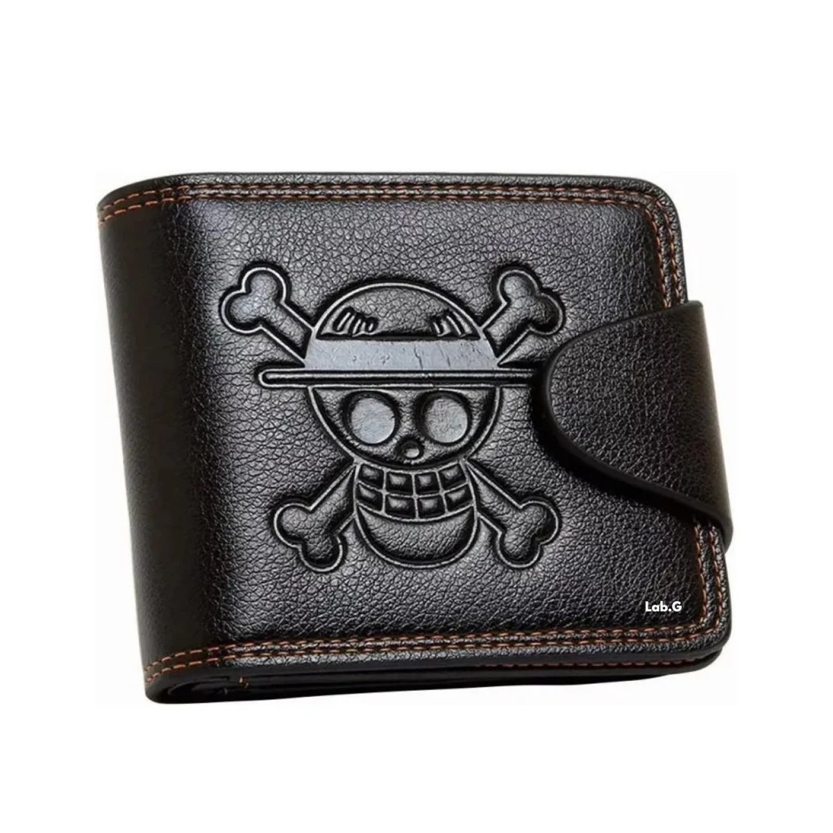 Foto 2 pulgar | Cartera De One Piece Luffy Anime Alta Calidad Lab.g Negra