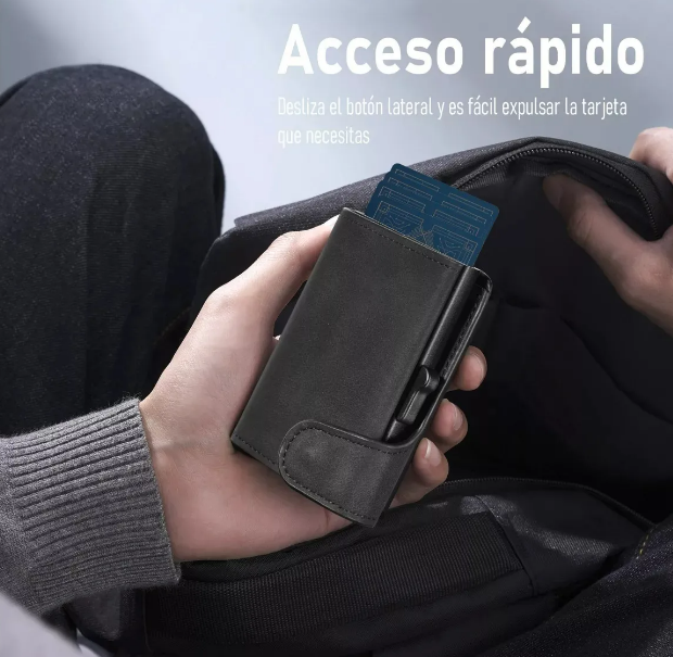 Foto 4 pulgar | Cartera para Hombre Xtellar RFID