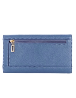 Foto 2 | Cartera Guess Abree Slim Clutch Indigo