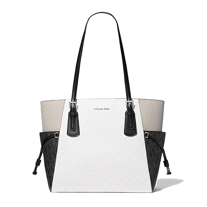 Foto 1 | Bolsa Michael Kors Voyager Grande Para Mujer  Color Blanco Óptico - Venta Internacional.