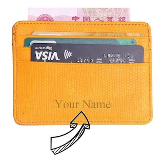 Foto 1 | Funda Tipo Cartera Con Tarjetero Huoguo Miniviaje Diseño De Lagartijas - Venta Internacional.