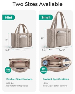 Foto 2 | Bolso Bagsmart Minibandolera Bagsmart De 6 Litros Para Mujer Color Crema - Venta Internacional.
