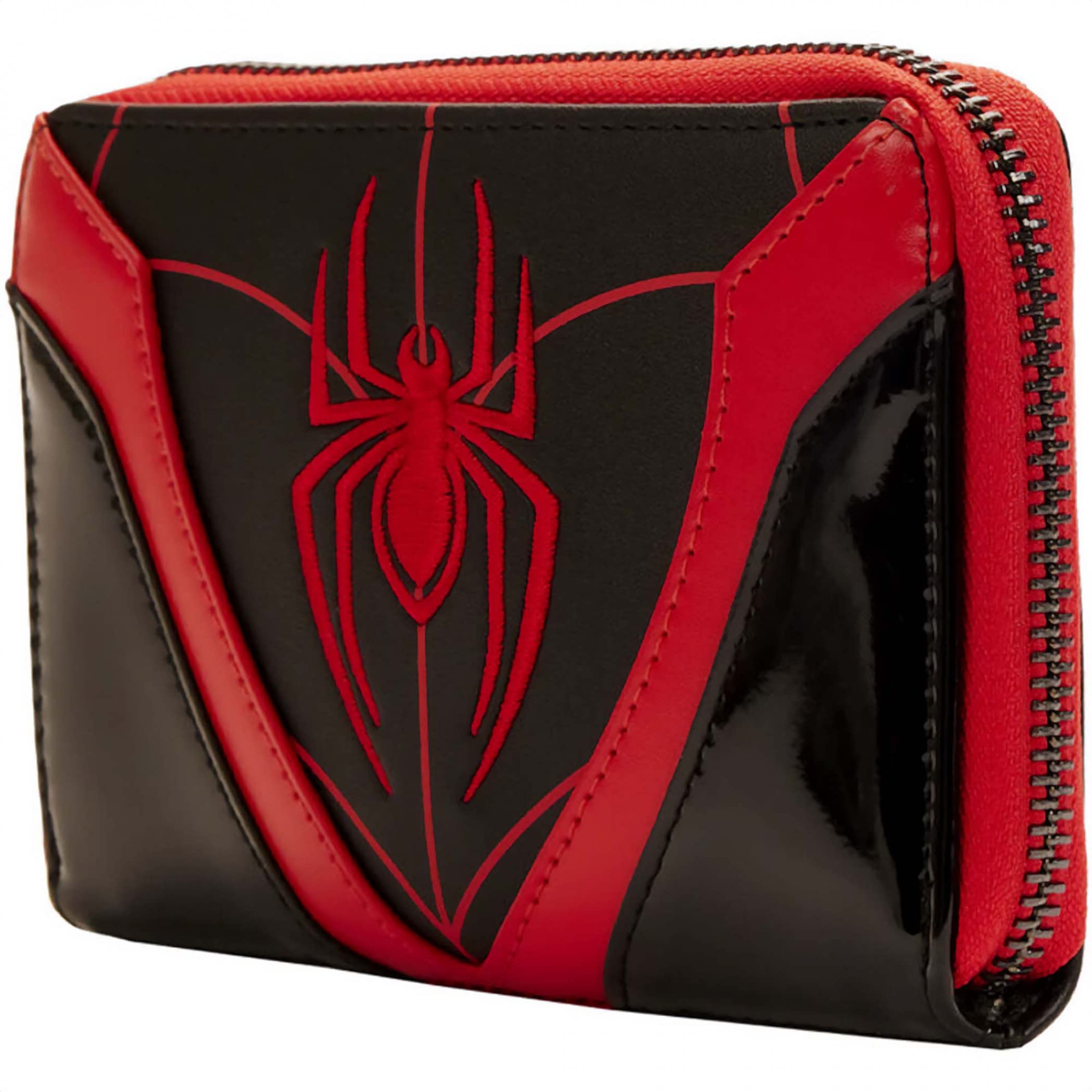 Foto 4 pulgar | Wallet Loungefly Marvel Miles Morales Cosplay Ziparround - Venta Internacional.
