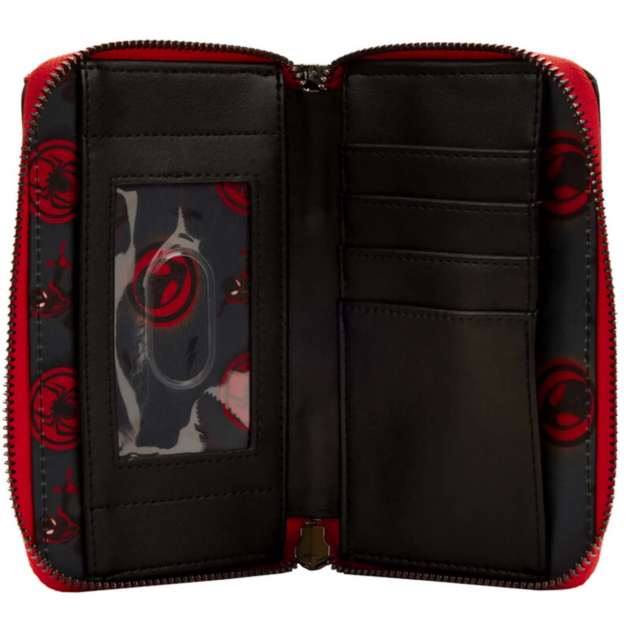 Foto 6 pulgar | Wallet Loungefly Marvel Miles Morales Cosplay Ziparround - Venta Internacional.