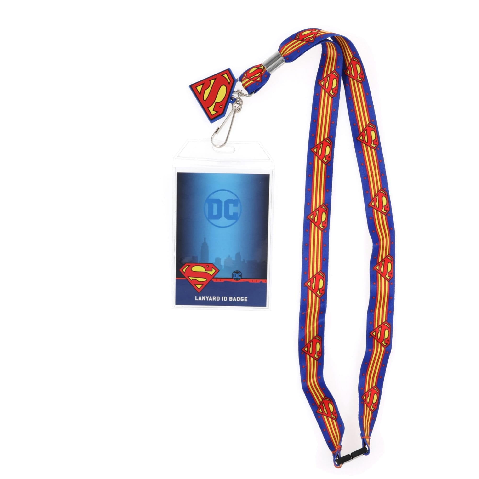Foto 2 pulgar | Cordón Plateado Buffalo Dc Comics Superman Con Soporte Para Tarjetas - Venta Internacional.
