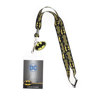 Foto 1 | Lanyard Silver Buffalo Dc Comics Con Logotipo Envolvente De Batman - Venta Internacional.