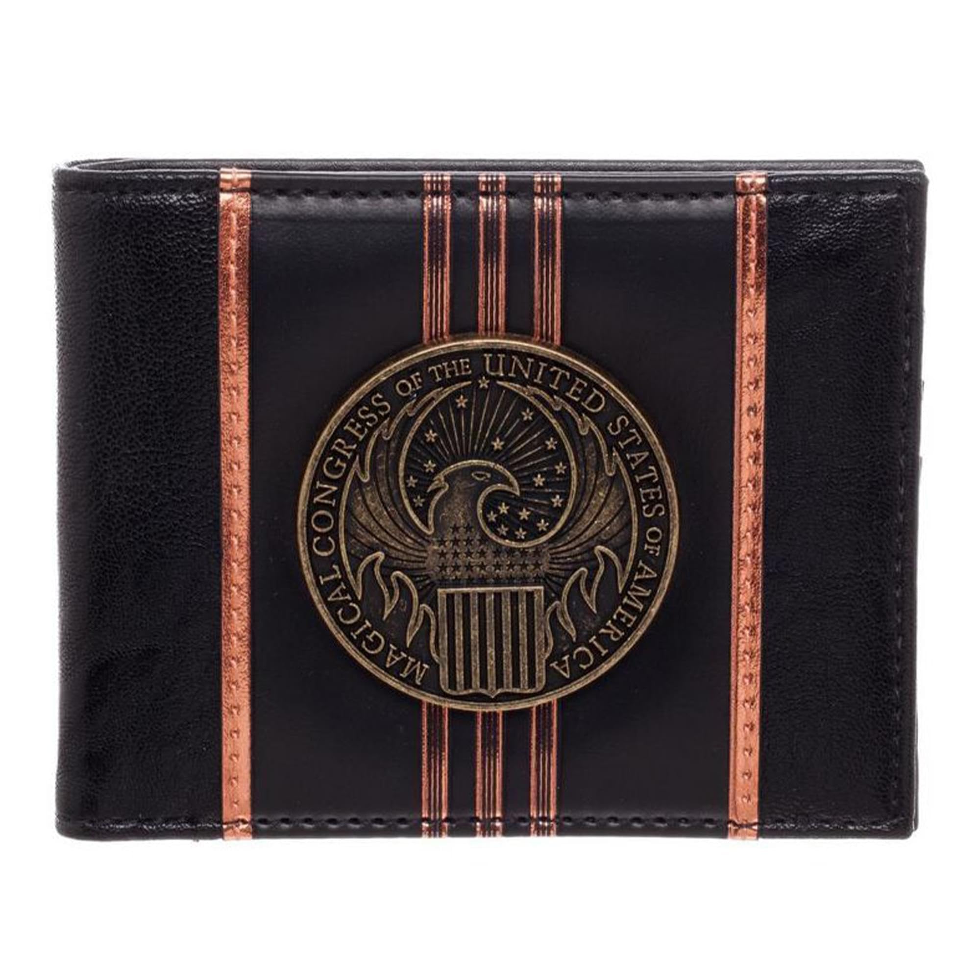 Foto 2 pulgar | Cartera Plegable Con Licencia Bioworld Fantastic Beasts M.a.c.u.s.a. - Venta Internacional.