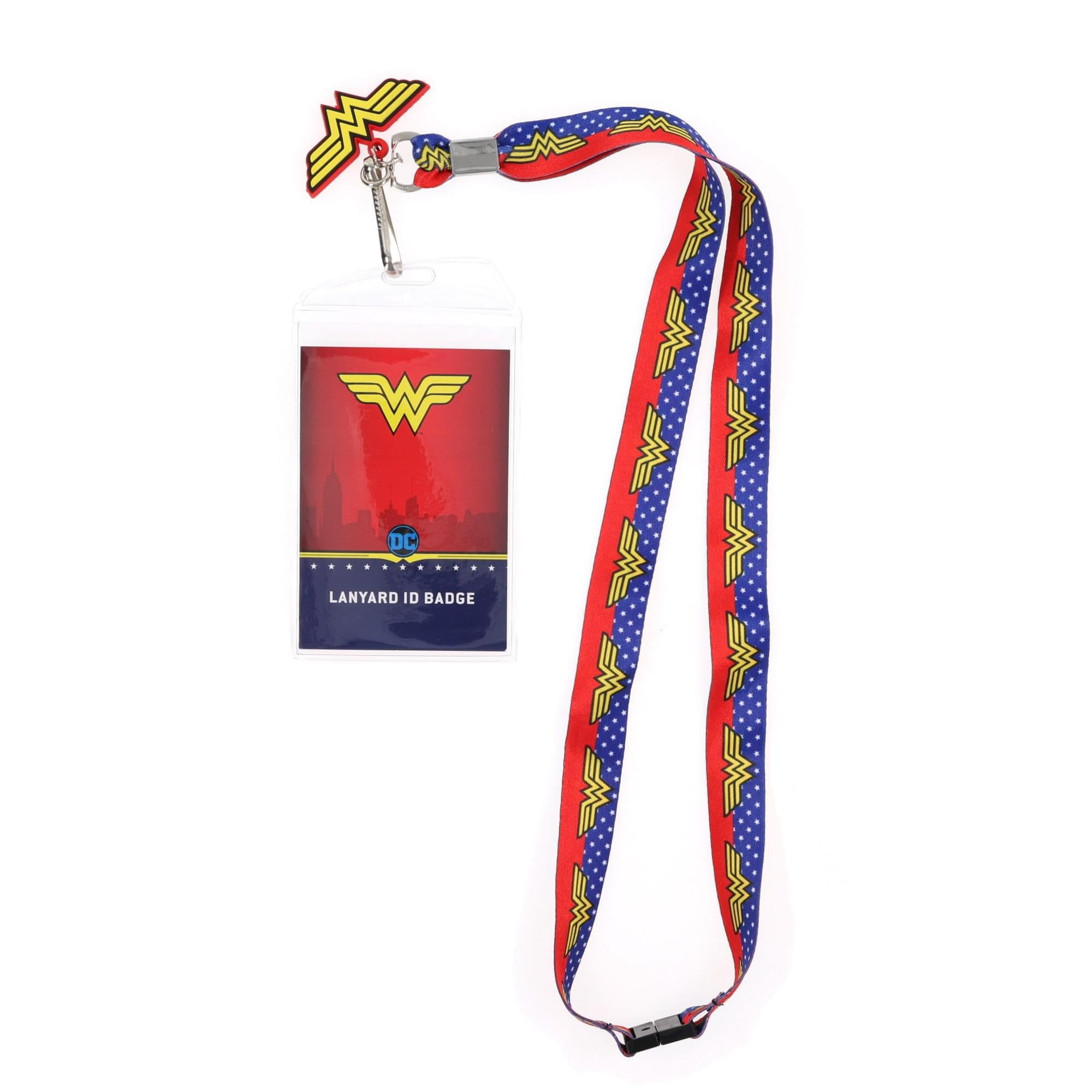 Foto 2 pulgar | Cordón Plateado Buffalo Dc Comics Wonder Woman Con Soporte Para Tarjetas - Venta Internacional.