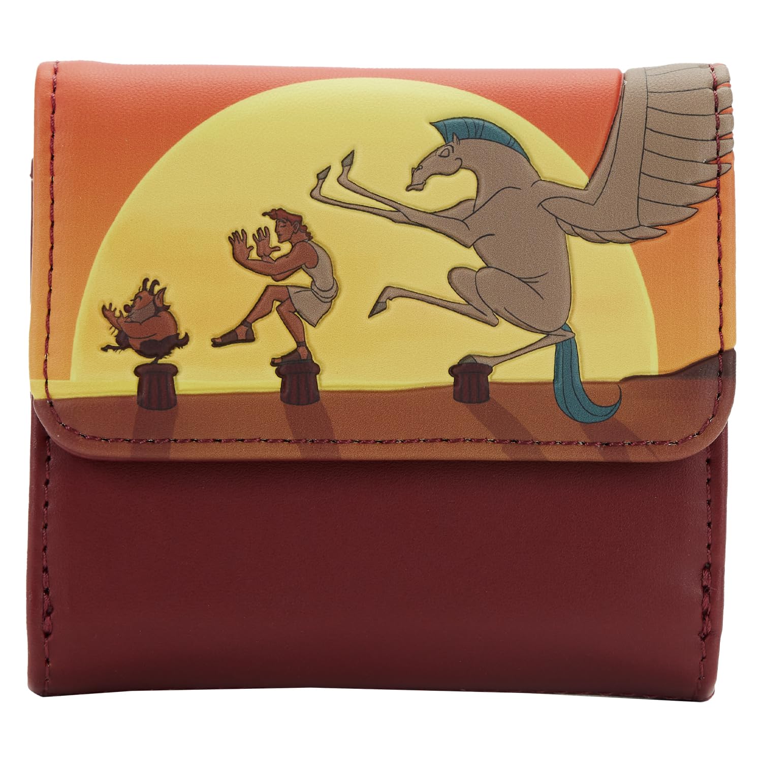 Foto 2 pulgar | Wallet Loungefly Disney Hercules  25 Aniversario  Puesta De Sol - Venta Internacional.