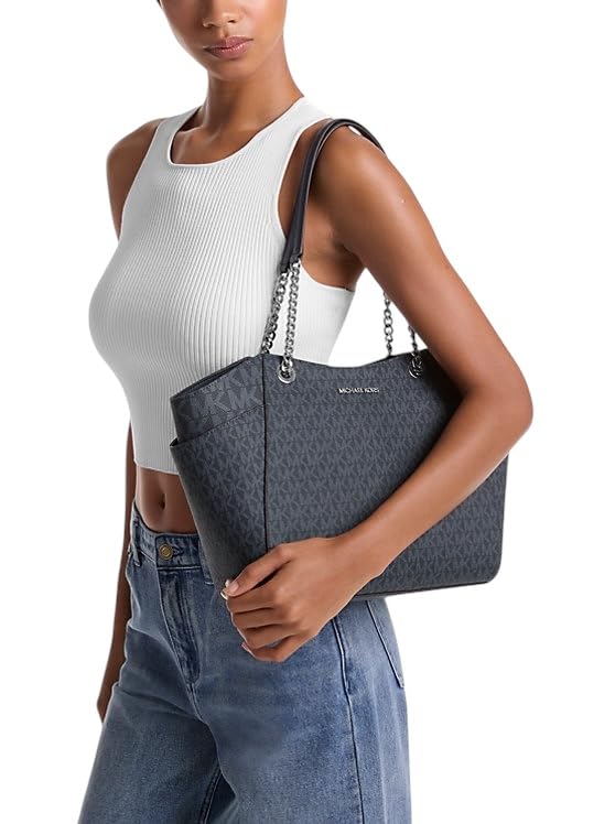 Foto 4 pulgar | Bolso De Hombro Michael Kors Jet Set Large Chain Tote Admiral - Venta Internacional.