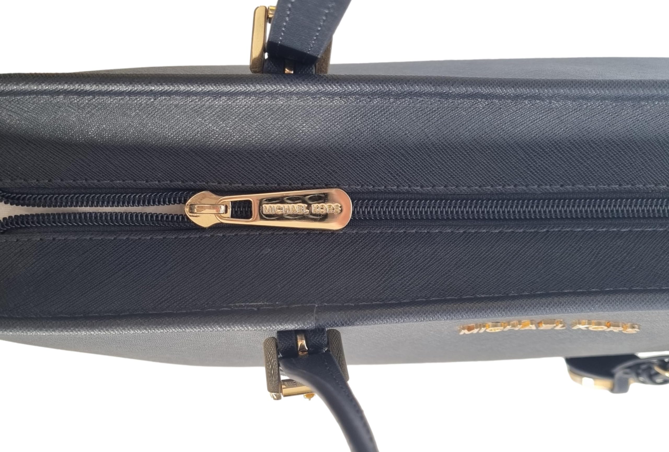 Foto 7 pulgar | Bolso Michael Kors Jet Set Travel Con Logotipo Grande  Azul Marino - Venta Internacional.
