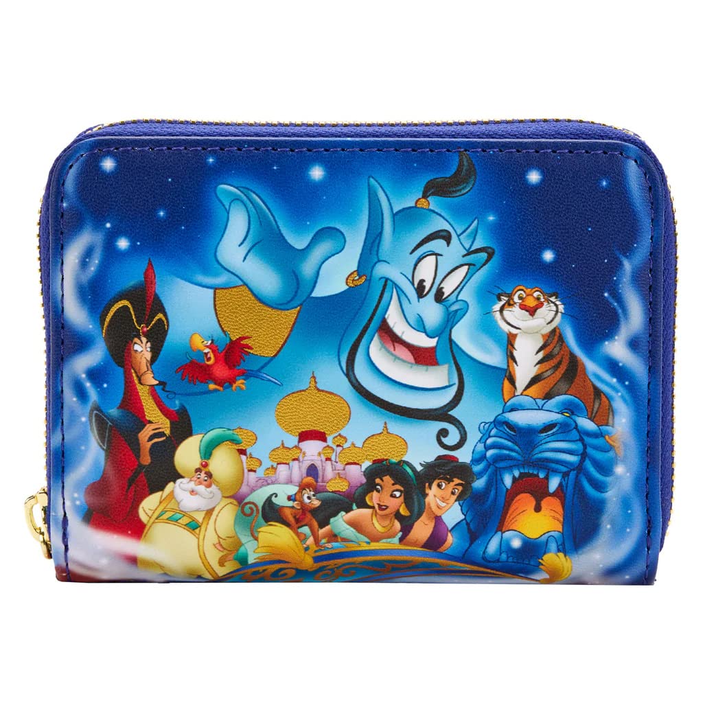 Foto 1 | Wallet Loungefly Aladdin  30 Aniversario  Ziparound Disney - Venta Internacional.