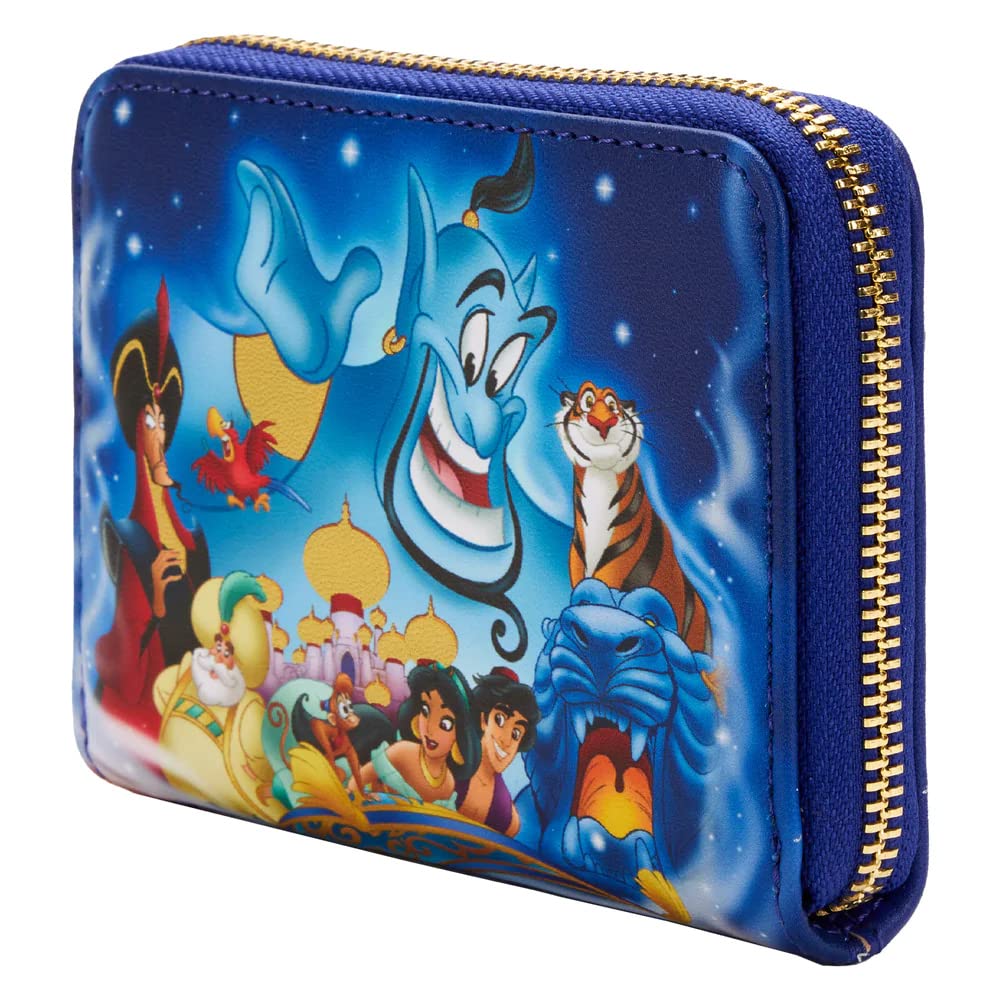 Foto 3 pulgar | Wallet Loungefly Aladdin  30 Aniversario  Ziparound Disney - Venta Internacional.
