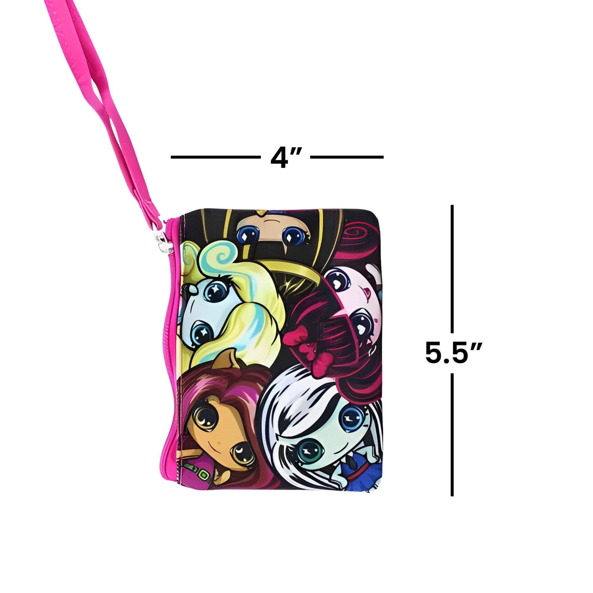 Foto 5 pulgar | Monedero Monster High Con Correa De Transporte  Color Rosa - Venta Internacional.