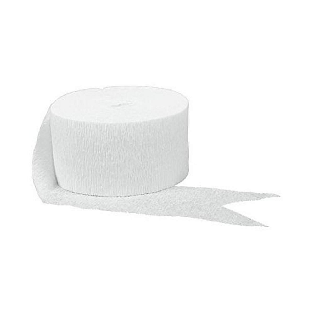 Foto 1 | Serpentina De Papel Crepé Amscan Premium Frosty White De 81 Pies - Venta Internacional.