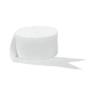Foto 1 | Serpentina De Papel Crepé Amscan Premium Frosty White De 81 Pies - Venta Internacional.