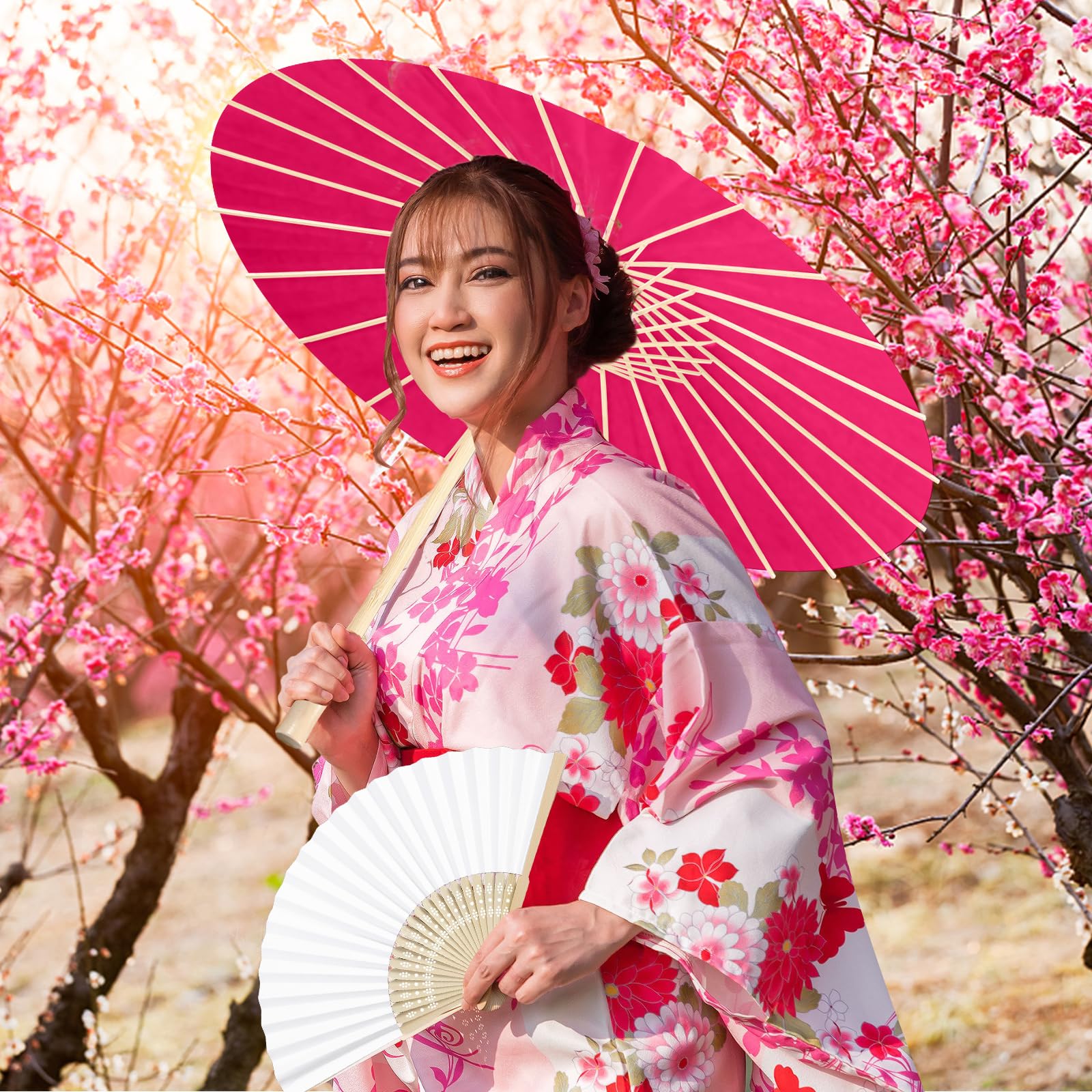 Foto 6 | Paraguas De Papel Sanwuta, Decorativo, Chino Y Japonés, 20 Unidades - Venta Internacional.