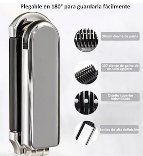 Foto 4 | Juego De 3 Cintas De Pelo Elásticas Xtellar Con Elegantes Lazos Y Peine Plegable Portátil En Tonos Clásicos