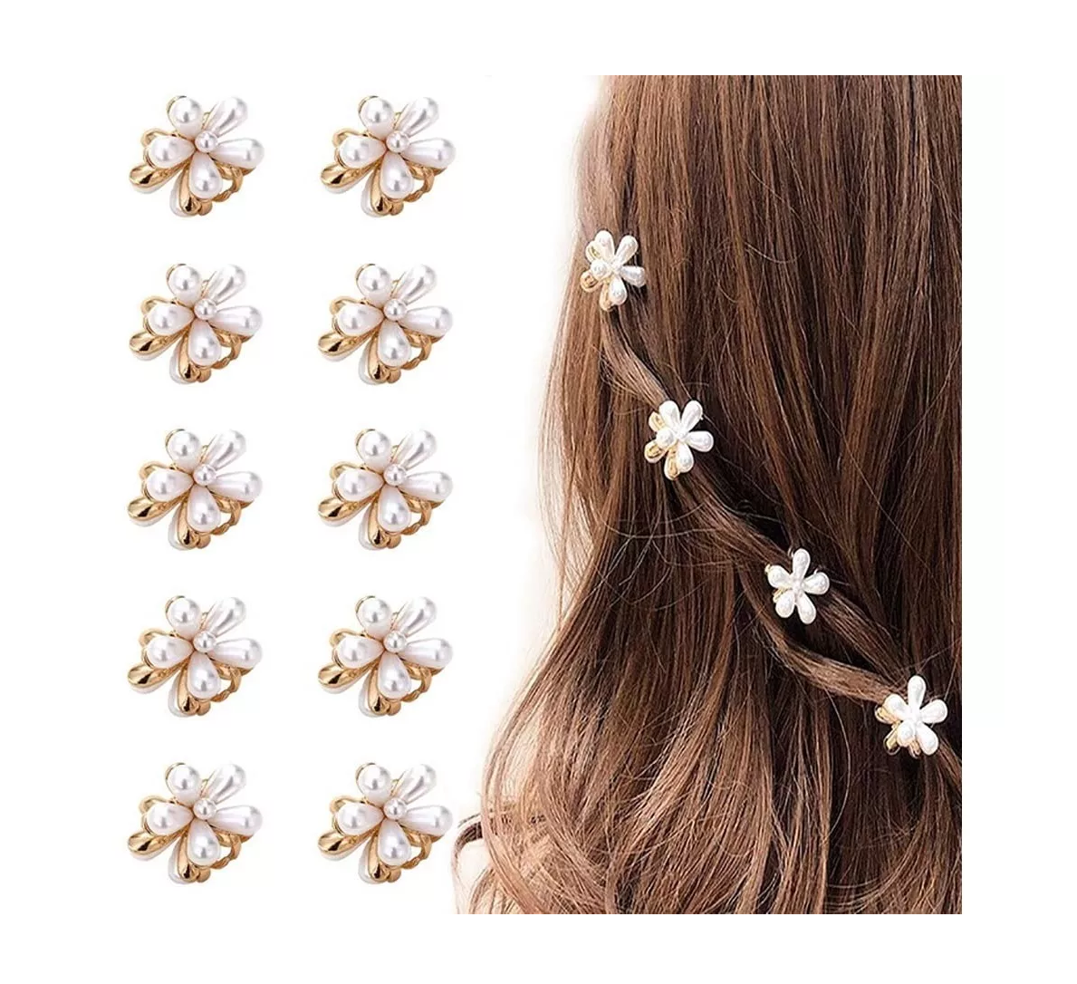 Foto 3 pulgar | Broches de Cabello Lab.G 10 Piezas