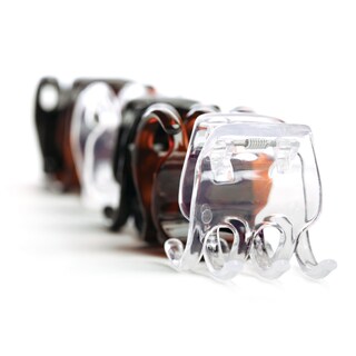 Foto 3 | Pinzas Para El Cabello Goody Classic Claw, 6 Unidades, Transparentes, Marrones Y Negras - Venta Internacional.
