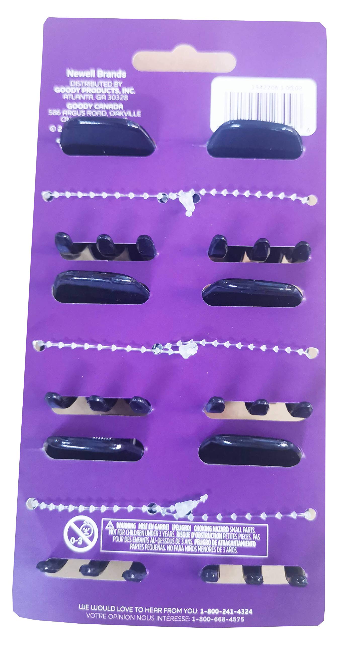 Foto 6 pulgar | Pinzas Para El Cabello Goody Classic Claw, 6 Unidades, Transparentes, Marrones Y Negras - Venta Internacional.