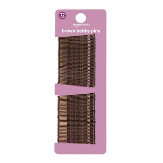 Foto 1 | Bobby Pins Amazon Basics, Color Marrón, 72 Unidades - Venta Internacional.