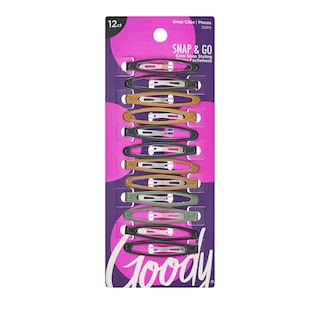 Foto 1 | Hair Snap Clips Goody Epoxy Contour, 12 Unidades, Colores Surtidos - Venta Internacional.