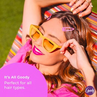 Foto 4 | Hair Snap Clips Goody Epoxy Contour, 12 Unidades, Colores Surtidos - Venta Internacional.