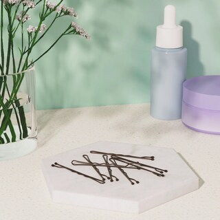 Foto 2 | Bobby Pins Amazon Basics, Marrón, 48 Unidades - Venta Internacional.