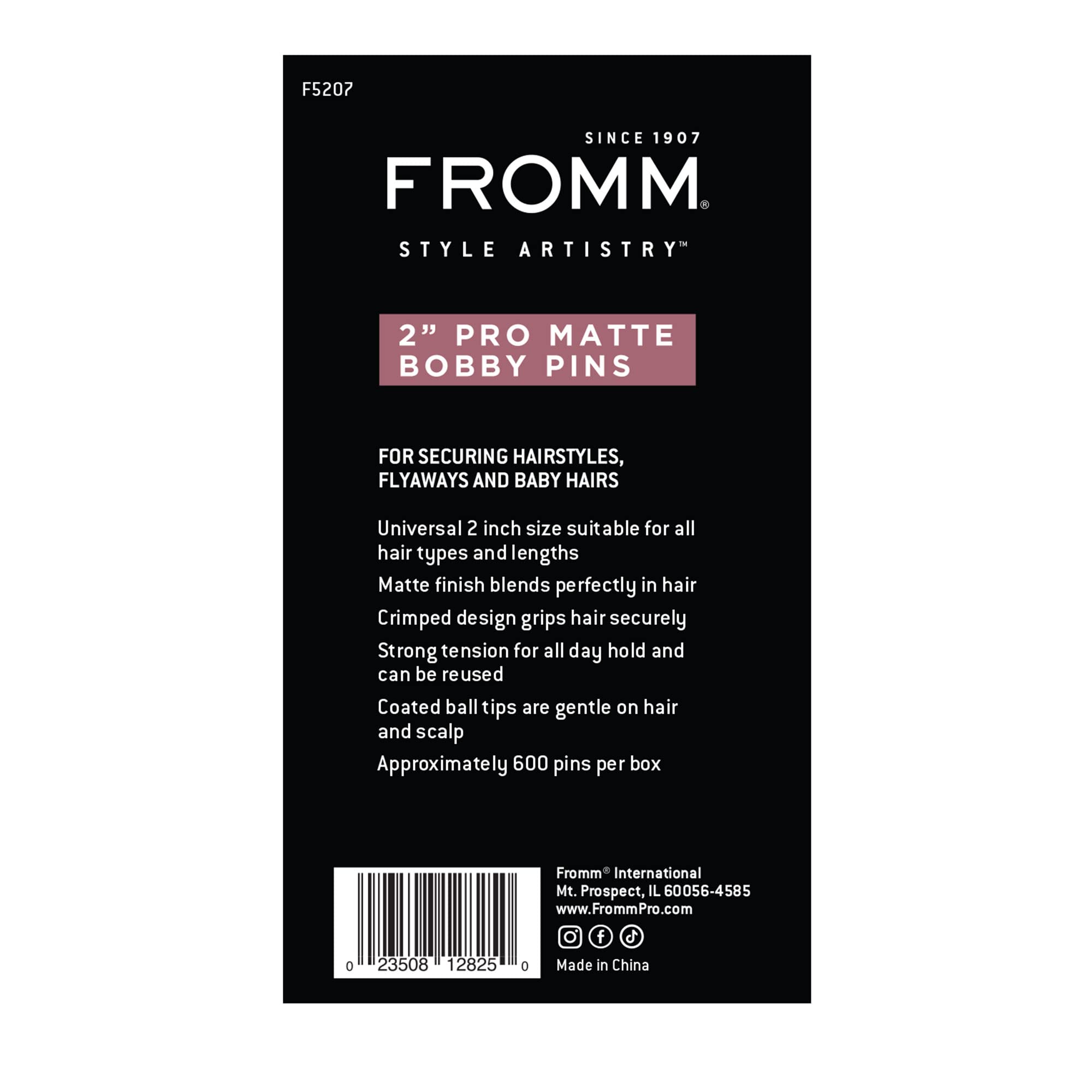 Foto 7 pulgar | Accesorios Para El Cabello Fromm Style Artistry 2 Crimped Bobby Pins - Venta Internacional.