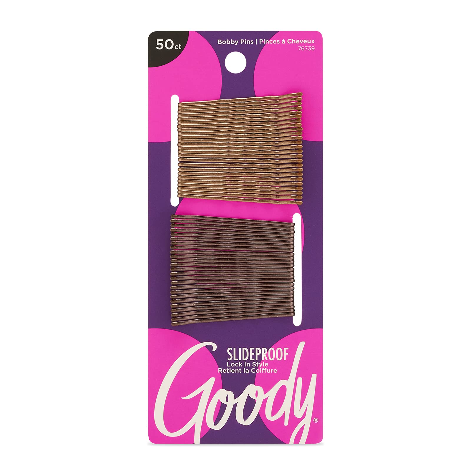 Foto 1 | Hair Bobby Pins Goody Ouchless 50 Unidades, Varios Morenos - Venta Internacional.