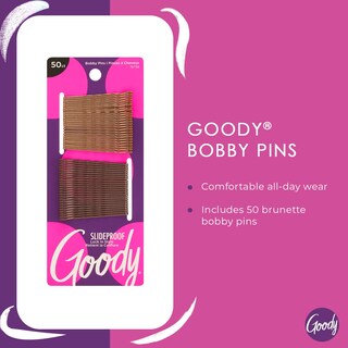Foto 2 | Hair Bobby Pins Goody Ouchless 50 Unidades, Varios Morenos - Venta Internacional.